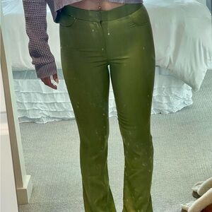 Stylish Green Flared Pants